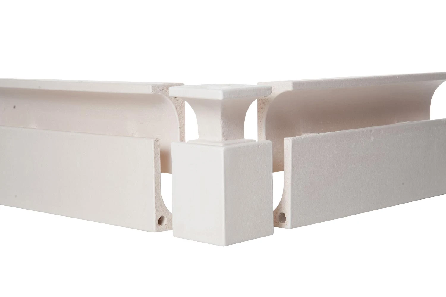 Eck-Luftleiste Aus Keramik Für Heizeinsätze Warmluft 10 X 10 Cm 5 Eck-Luftleiste Aus Keramik Für Heizeinsätze Warmluft 10 X 10 Cm – Bild 3