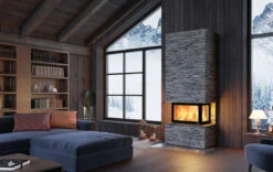 Kaminbausatz Nordpeis DAVOS U STONE, 8.9 KW -Kamin Heizgeräte davos u stone responsive1100om8cdi9egkru2