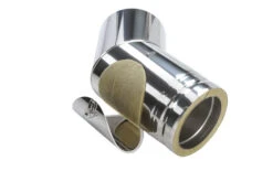 Schornstein Winkel 45° Mit Prüföffnung Doppelwandig - Eka Cosmos D 25 -Kamin Heizgeräte df3e8cc0d634a39cacc59c3a0ef12cf4
