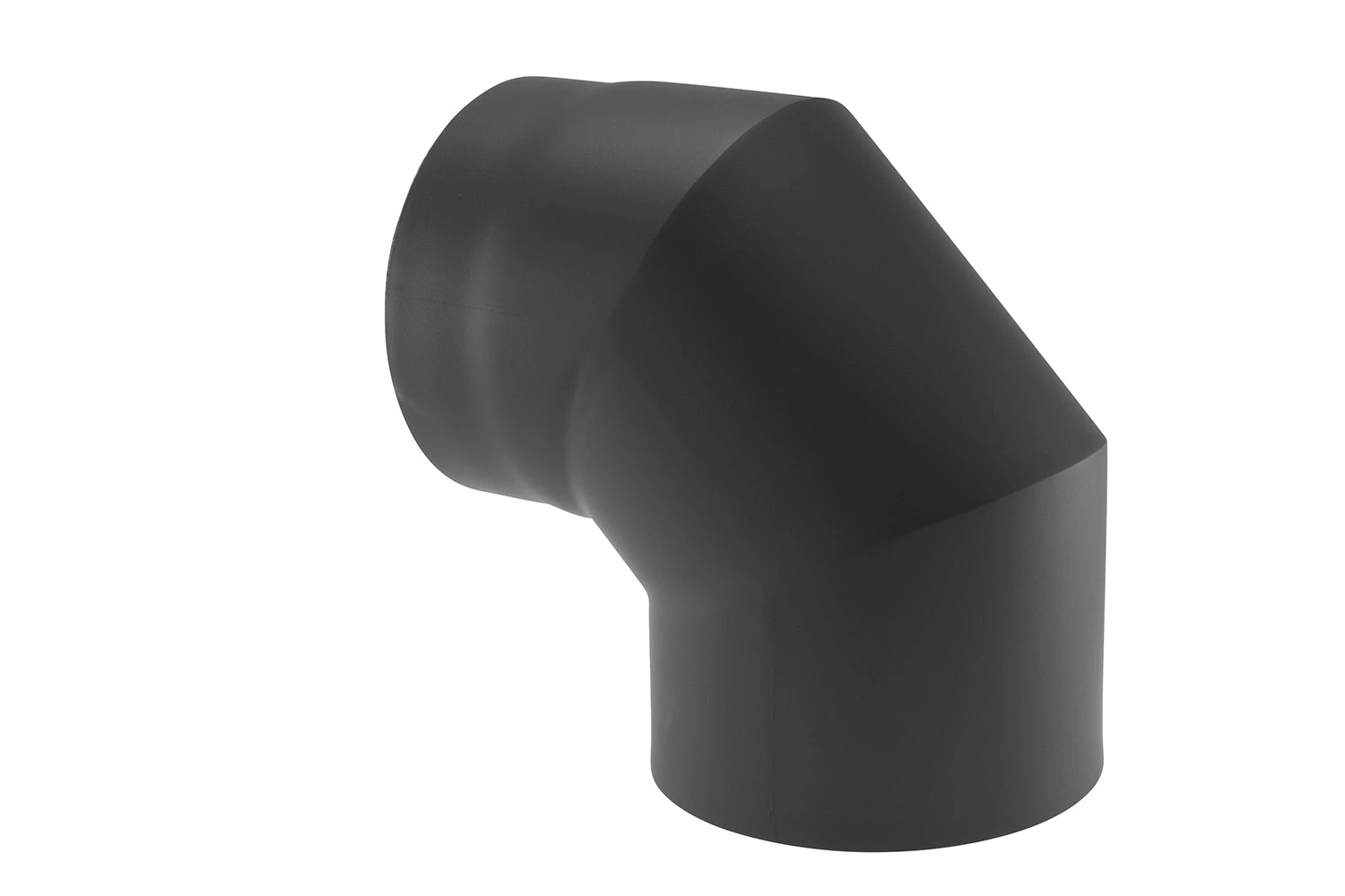 Rauchrohrbogen Stahl 2x 45° Doppelwandig Ø 150 Mm Schwarz 4 Rauchrohrbogen Stahl 2x 45° Doppelwandig Ø 150 Mm Schwarz – Bild 2