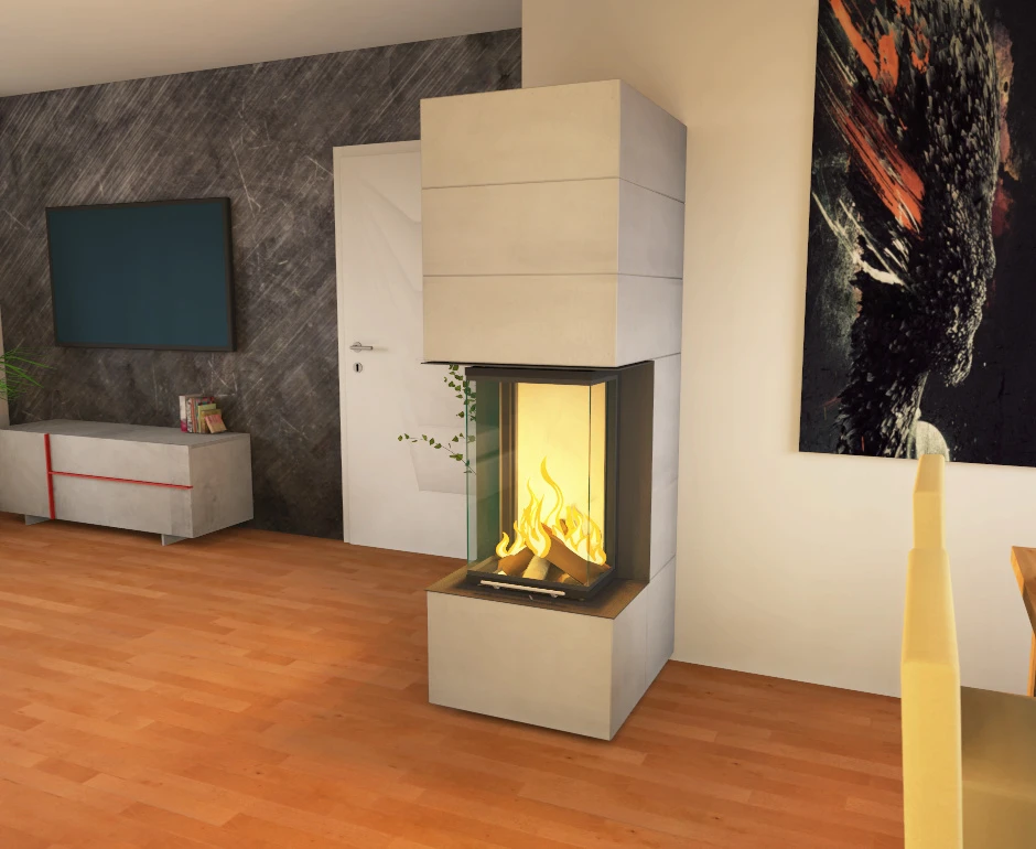 Kamineinsatz Brunner Panorama Kamin 70 X 25 X 40 X 25 Schiebetür, 8 KW 10 Kamineinsatz Brunner Panorama Kamin 70 X 25 X 40 X 25 Schiebetür, 8 KW – Bild 8