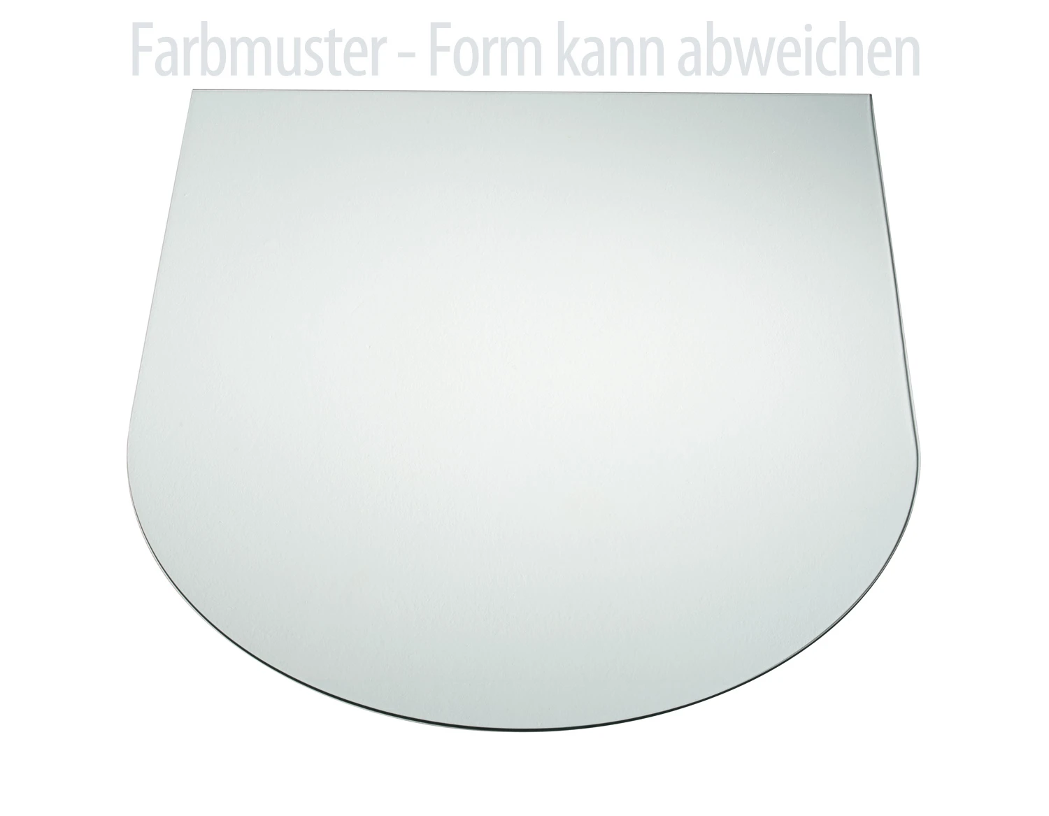 Kamin Bodenplatte, 6 Mm ESG-Klarglas, Segmentbogen 1000 X 1000 Mm 4 Kamin Bodenplatte, 6 Mm ESG-Klarglas, Segmentbogen 1000 X 1000 Mm – Bild 3