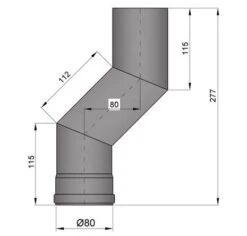 Versatzbogen Pelletrohr Stahl 80 Mm Ø 80 Mm Schwarz -Kamin Heizgeräte ef032e06c8cff6d7fd8c19a07f895a1e