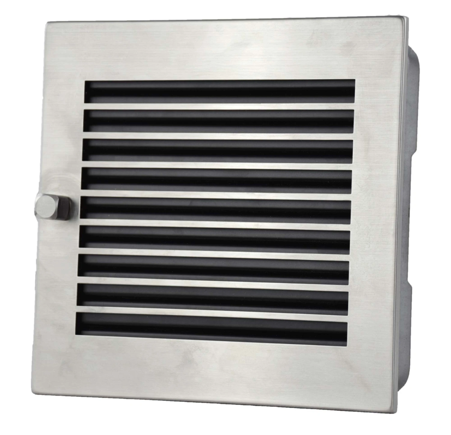Warmluftgitter Edelstahlblende Geschliffen 4 Warmluftgitter Edelstahlblende Geschliffen – Bild 2
