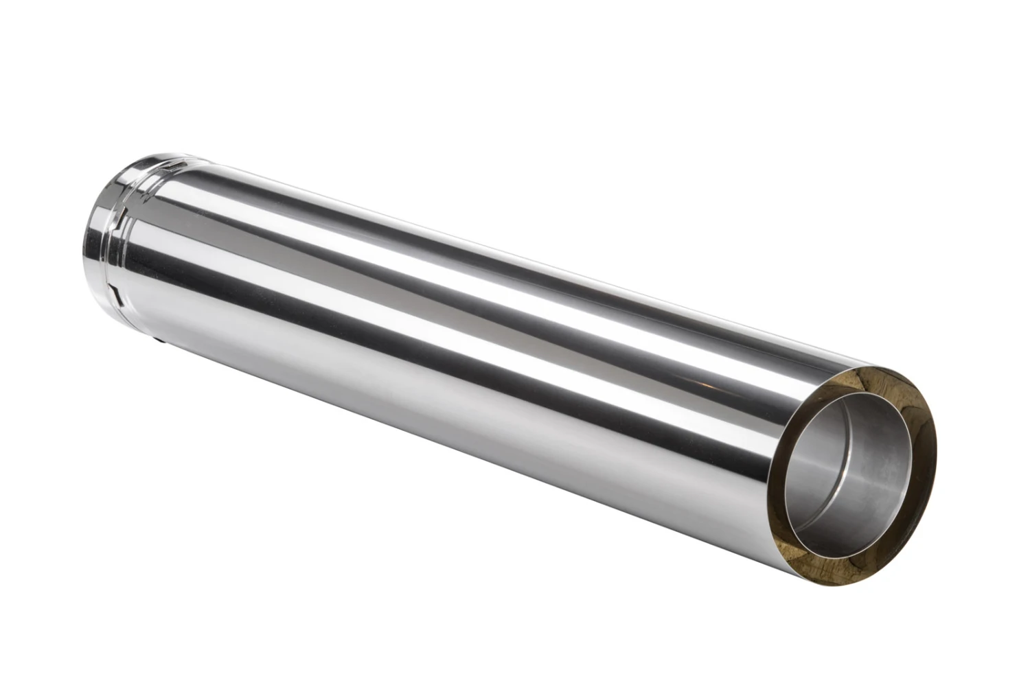 Schornsteinrohr Edelstahl 1080 Mm Statisch Doppelwandig - Eka Cosmos D 25 5 Schornsteinrohr Edelstahl 1080 Mm Statisch Doppelwandig - Eka Cosmos D 25 – Bild 3