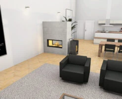 Kaminbausatz Brunner Systemkamin BSK 06 Architektur Kamin Tunnel, 14 KW -Kamin Heizgeräte f5e657595f2da0909a8cd1e0c21cf512