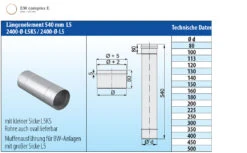 Schornsteinrohr Edelstahl 540 Mm Einwandig - Eka Complex E -Kamin Heizgeräte f9c5e89b71fe3d6136c65bb9a2c65657
