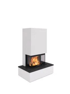 Kaminbausatz Nordpeis MONACO LOW BASE Mit Bank IR Super Max, 8 KW -Kamin Heizgeräte monaco benk