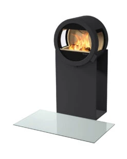 Vorlegeplatte ESG Klarglas Kaminofen ME -Kamin Heizgeräte nordpeis kaminofen me stahl mit seitenglas schwarz und vorlegeglasplatte 09rgrgjvii75dw