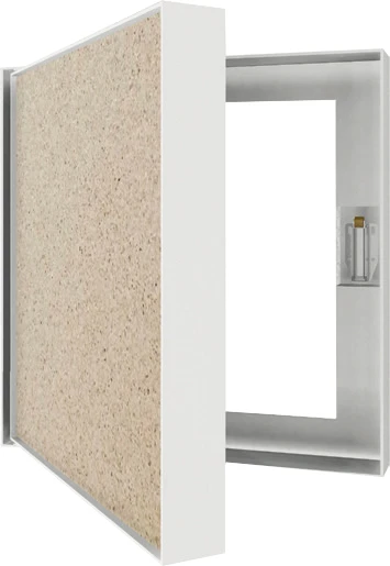 Revisionstür Mit Schnappverschluss Schwenkbar, Weiß 3 Revisionstür Mit Schnappverschluss Schwenkbar, Weiß